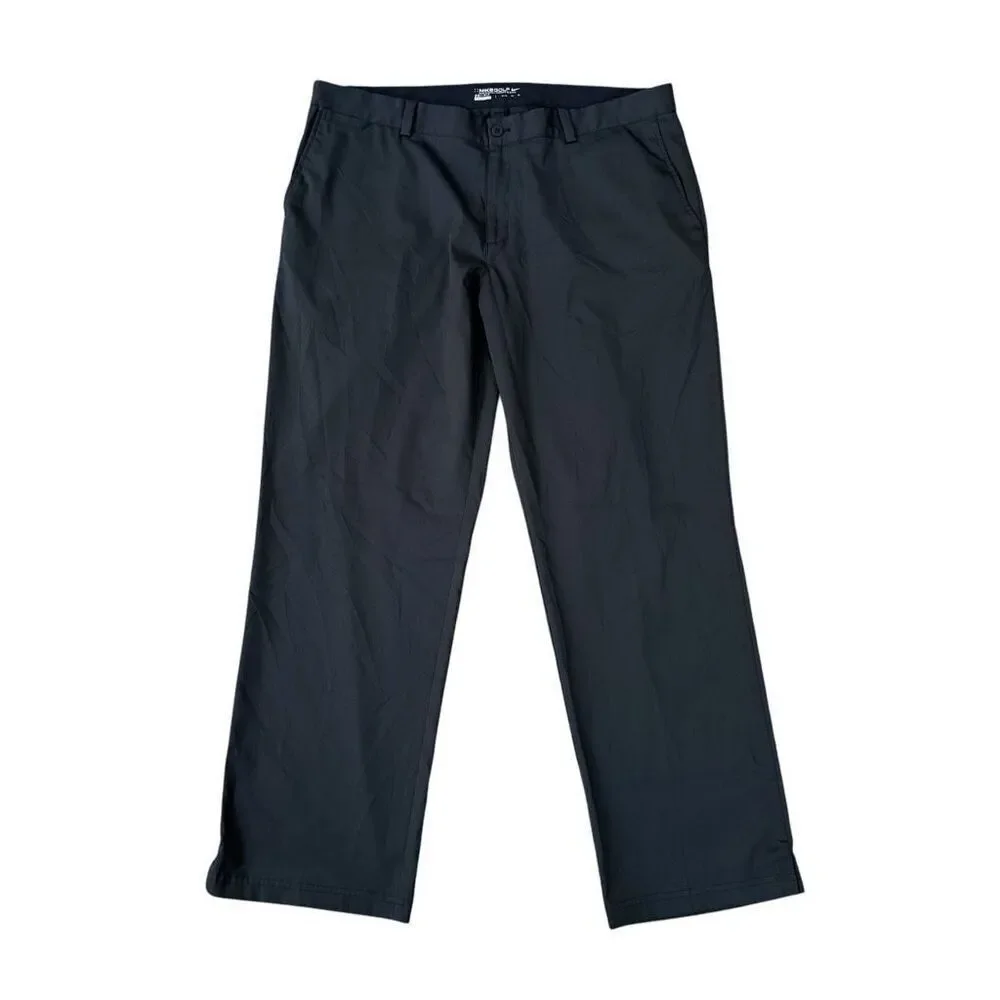 NIKE GOLF Tour Performance Dri-Fit Flat Front Casual Golf Pants Mens 38x30